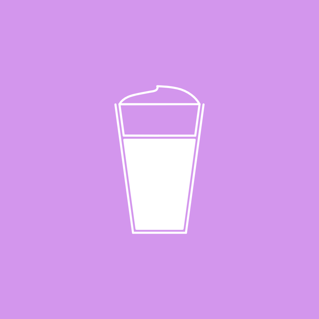 Skinny latte icon
